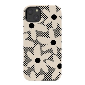 Kierkegaard Design Studio Daisy Time Retro Floral Checks Tough Tough iPhone 15 Case - Society6 - 1 of 1