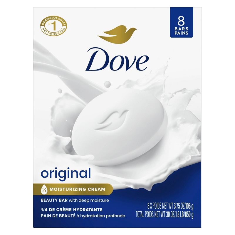 Dove Beauty White Moisturizing Beauty Bar Soap, 3 of 17