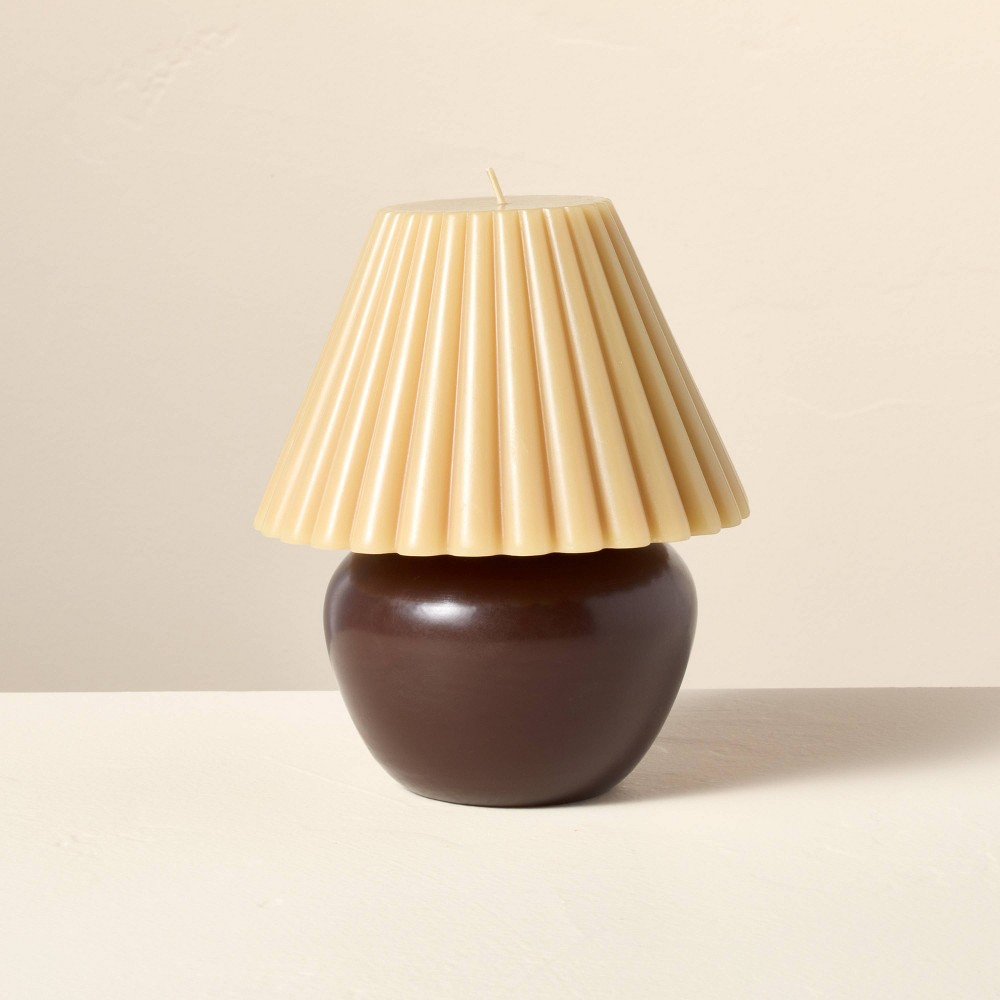 6.3" Lamp Figural Sculpted Candle - Hearth & Hand™ with Magnolia