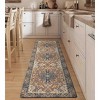 BAGOKIE Boho Floral Anti-Fatigue Kitchen Mat - 2 of 4
