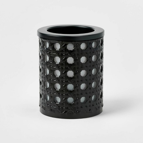 5.2 x 4.7 Stoneware Matte Glaze Wax Warmer Black - Threshold™