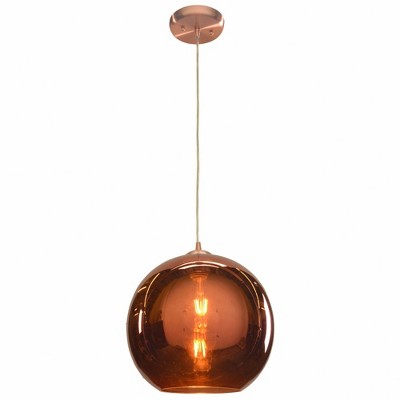 Access Lighting Glow 1 - Light Pendant in  Brushed Copper