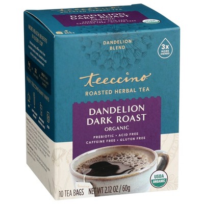 Teeccino Dandelion Dark Roast Herbal Tea