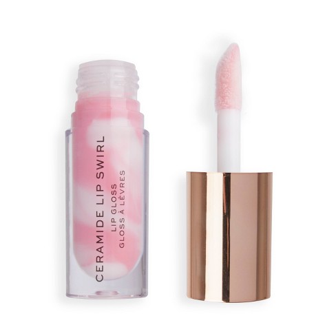 Makeup Revolution Swirl Ceramide Lip Gloss - Pure Gloss Clear - 0.16 Fl Oz  : Target