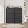 Shoe Cabinet with Drawers, Wooden Shoe Organizer with Adjustable Shelf, Shoe Storage for Entryway, Hidden Shoe Cabinet for Hallway, Living Room - 2 of 4