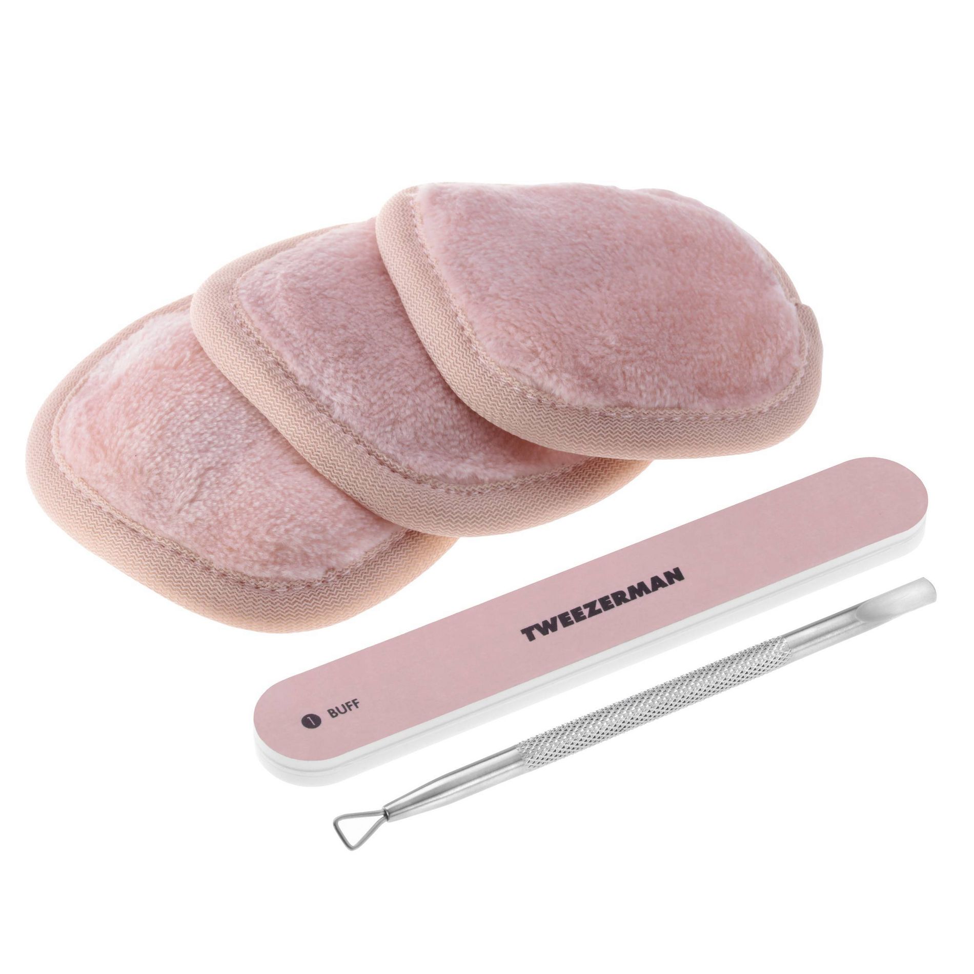 Tweezerman Polish Removal Kit - 5pc: Nail Care, Smooth Finish, Multi-Tool Included, Not Travel Size