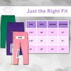 The Pink Picket Fence Louise Leggings - 100% Organic Cotton Leggings 3 Pack - 2 of 4
