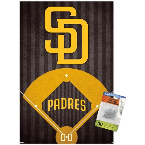 Trends International Mlb San Diego Padres - Manny Machado 22 Framed Wall  Poster Prints Barnwood Framed Version 22.375 X 34 : Target