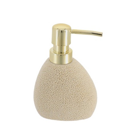 Evideco French Home Goods Luxurious Sea Sponge Inspired Hand Soap Dispenser - Elegant Container ...