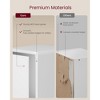 2-Tier Cube Bookcase, Open Shelf Organizer for Living Room/Office, Space-Saving Corner Design, Tool-Free Assembly - 4 of 4