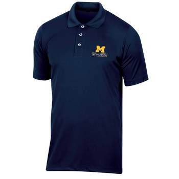 NCAA Michigan Wolverines Men's Short Sleeve Polo T-Shirt