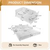 Dolonm Combination Sofa, Foldable Casual Sofa, No Assembly Required,3-seats 3-Pads, for Living Room and Bedroom - 2 of 4