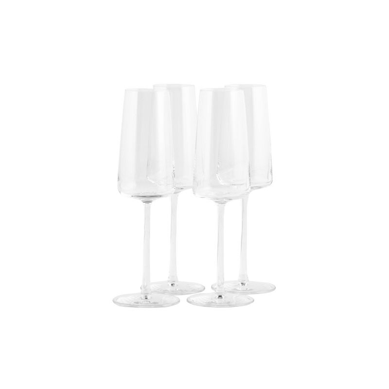 8oz 4pk Crystal Power Champagne Flute Glasses - Stolzle Lausitz, 1 of 8