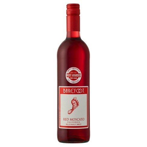 Barefoot Red Moscato Wine 750ml Bottle Target