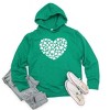 Simply Sage Market Women's Graphic Hoodie Shamrock Heart - 2 of 3