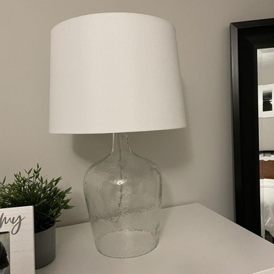 Artisan Glass Jug Large Lamp Base Clear - Threshold™ : Target