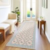 Washable Rug Colorful Floral Butterflies Living Room Rug Low Pile Ultra Soft Foldable Non Slip Carpet Stain Resistant Non Shedding Thin Floor Cover - 3 of 4
