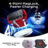 HTUTWOO Airpods Pro 3rd Automatic Opening Protective Case Full-Body Protective with Built-in Magnets and Carabiner - 3 of 4