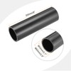 Unique Bargains Water Plumb DIY Crafts High Impact Rigid Round Pipes 8" Length ID 2.11" OD 2.48" Dark Grey - 2 of 4