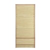 Keloyid Seusar Natural Wood 31.5 in. Armoire with Drawers and Hanging Rod - 3 of 4