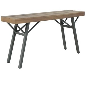 Patio Bench 47.2" Solid Acacia Wood - 1 of 4