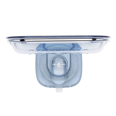 Power Lock Suction Soap Dish Holder Clear - Bath Bliss : Target