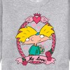 Men's - Hey Arnold! - Valentine's My Love Graphic Fleece Sweatshirt - 2 of 4