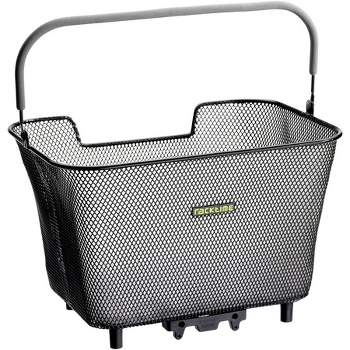 Racktime Baskit Front Basket: Black~ LG SNAPit-Adapter And A Soft Foam Grip