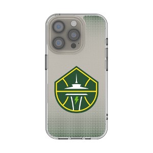 Keyscaper WNBA Linen Clear Cell Phone Case for iPhone 14 Plus - 1 of 4