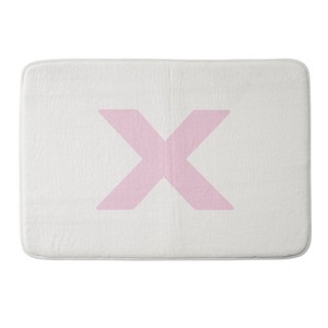 Deny Designs April Lane Art Block Monogram Memory Foam Bath Mat - 1 of 4