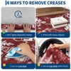 Christmas Washable Non-Slip Rug - Ultra Soft Low Pile Non-Shedding Stain-Resistant Foldable Mat,Holiday Printed Carpet for Nursery Bedroom Home Decor - 4 of 4