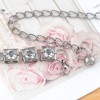 Anna-Kaci Women's Crystal Square Link Waist Chain with Adjustable Extender - Silver - 3 of 4