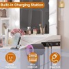 Acekool Vanity Desk with Mirror & Lights, Power Outlet, 3 Lighting Modes, 2 Drawers, Makeup Table for Bedroom - 4 of 4