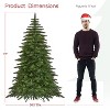 Yaheetech 6Ft/7.5Ft Pre-Lit Christmas Tree,with Warm LED Lights, Green - 3 of 4