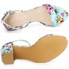 Allegra K Women's High Heels Ankle Strap Chunky Sandals - 4 of 4