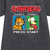 - Garfield - Garfield Odie Game On Graphic Short Sleeve Fleece Dress - 2 of 3