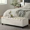 CAVINAS 51" Storage Ottoman Bench for Bedroom,Tufted Storage Bench with Lift Top,Ottoman for Living Room,Entryway - 2 of 4