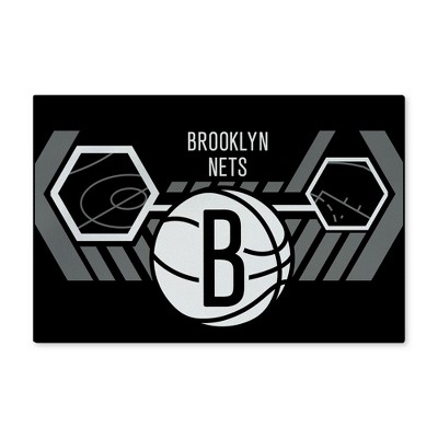 NBA Brooklyn Nets Agile Washable Rug 20 x 32 Inches