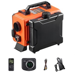 VEVOR Diesel Heater, 8KW, DC 12V/24V, All in One Portable Diesel Air Heater with Remote Control and LCD Screen, Fast Heating Low Noise,Multicolor - 1 of 4