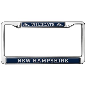 University of New Hampshire Wildcats Full Size Standard License Plate Metal Frame - 1 of 4