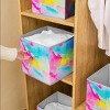 SEVOBAL 6pc Fabric Storage Cubes Organizer Heavy Duty Cube Storage Bin Clothes Storage Box Closet Baskets in Shelves Home, Multicolored, - 4 of 4