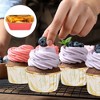 Unique Bargains Greaseproof Single-sided Aluminum Foil Cupcake Liners for Party 50 Pcs - 4 of 4
