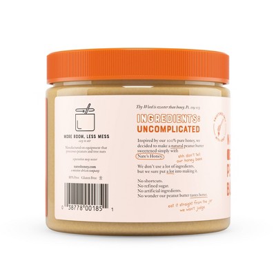 Nate's Honey Creamy All Natural Peanut Butter - 15oz
