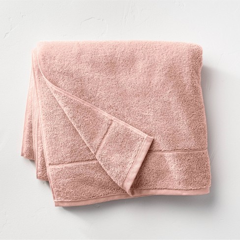 Under The Canopy Plush Organic Towel - Blush, Blush / Bath Towel Bath Towel Blush