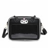 Paaaawaters Women's Crossbody Bag with Kuromi Pattern Cat Ears Mesh Panel Black 25.5x19x8 cm - 2 of 2