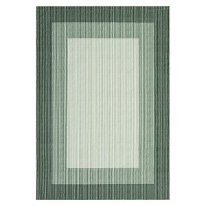 Washable Modern Bordered Rug Non Slip Low Pile Rug Soft Throw Floor Cover Abstract Foldable Indoor Carpet for Living Room Bedroom Playroom Nursery - 1 of 4