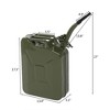 KTMBDW Portable Jerry Can and Spout System - Rust-Proof, 20 Litre, Metal Gas Can 5 Gallon - 3 of 4