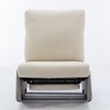 Rocking Chair with Footrest, Adjustable Backrest and Soft Padded Cushion - 2 of 4