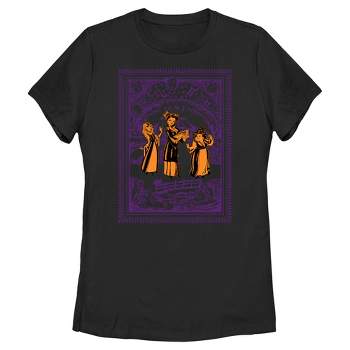 Women's Hocus Pocus Vintage Witches Print T-Shirt