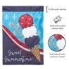 Magnolia Garden Sweet Summertime Patriotic Ice Cream 13 x 18 Inch Polyester Garden Flag - 2 of 2